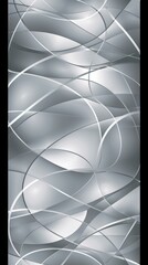Abstract Silver Wavy Background