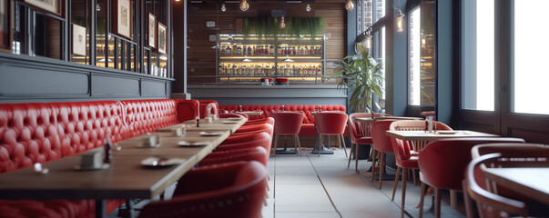 Interior of restaurant 