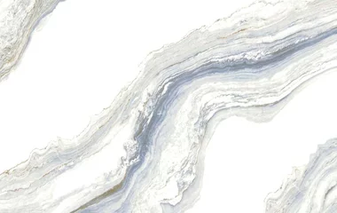 Crédence de cuisine en verre imprimé Cristaux abstract liquid wave white colour Tiles Nature Slab 800x1600mm