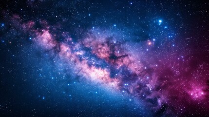 Amazing space background with stars and nebula