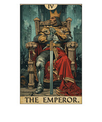 Vintage Tarot Card The Emperor