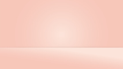 Fototapeta premium vector simple peach background and backdrop studio design