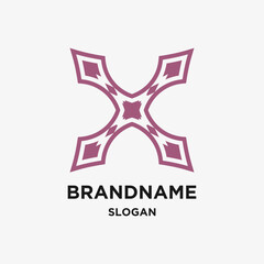 Letter X vector Logo Template Illustration Design