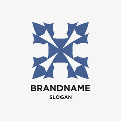 Obraz premium Letter X vector Logo Template Illustration Design