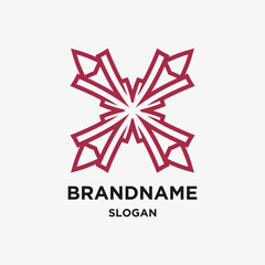 Letter X vector Logo Template Illustration Design