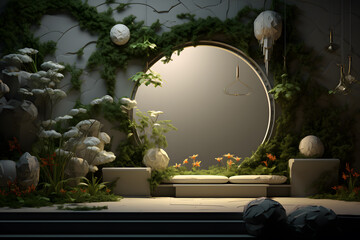 A room with sensory garden theme - obrazy, fototapety, plakaty
