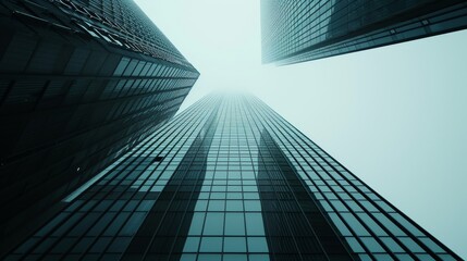 Fototapeta na wymiar Echoes of Elevation: The Unpopulated Skyscraper