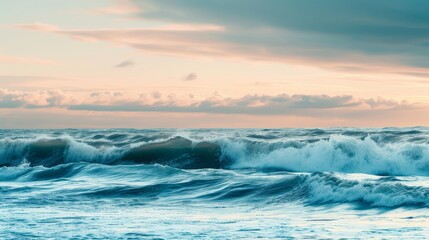 Fototapeta premium Whispers of the Coast: Embracing the Seascape