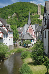 picturesque medieval Village of Monreal,the Eifel,Germany
