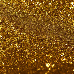 Shiny gold surface material