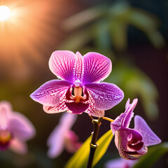 Tropical Beauty: A Delicate Orchid