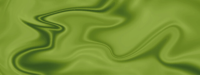 Obraz premium Green silk background . satin background texture . abstract background luxury cloth or liquid wave or wavy folds of grunge silk texture material or shiny soft smooth luxurious .