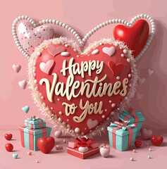 Happy valentine day, couple day,star, rose, card, flyer, invitation, wallpaper, celebration, 