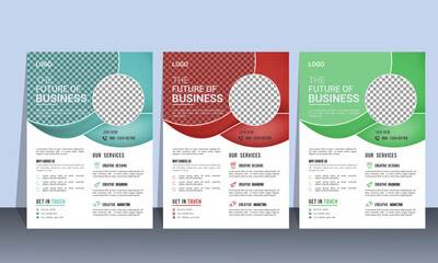 Business Flyer design template for corporate usages