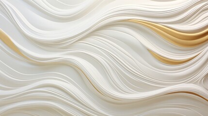 Fototapeta premium abstract background, calming gold white waves 