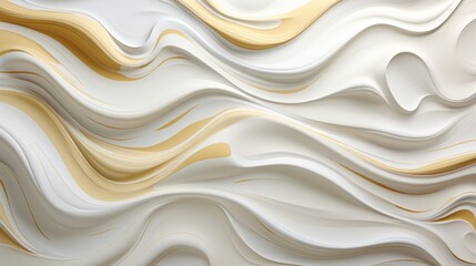 abstract background, calming white gold waves
