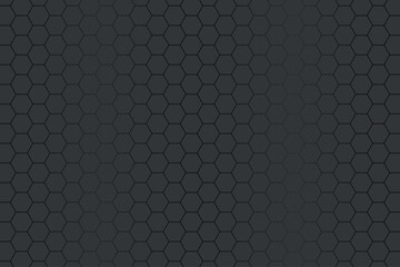 Black hex pattern background gradient