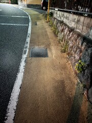 鉄輪温泉の側溝