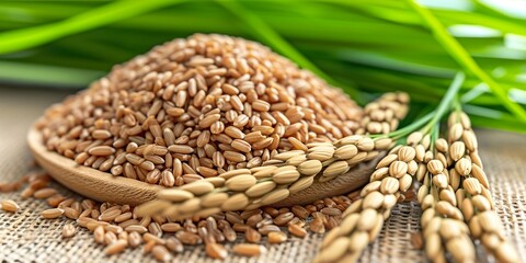 Obraz premium close up of wheat ears