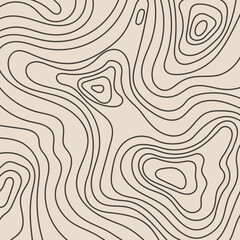 Topographic map pattern