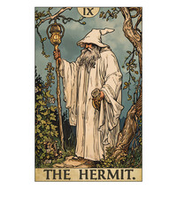 Vintage Tarot Card The Hermit