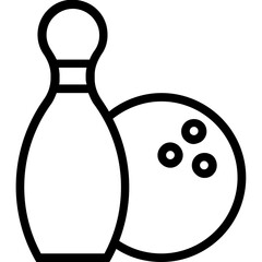Bowling Vector Icon