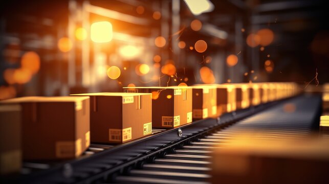 automated warehouse logistics flow