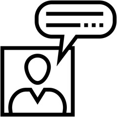 Online Chat Vector Icon