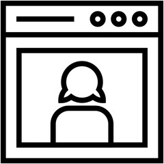 Online Chatting Vector Icon