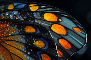 Intricate Butterfly Wing Macro Shots