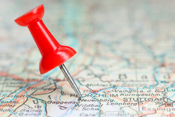 Neuenburg, Germany pin on map