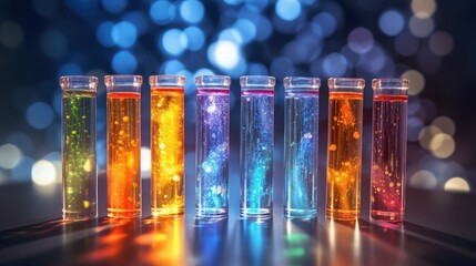 magical lab test tube display