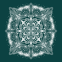 Mandala Ornament Logo with a Sense of Balance