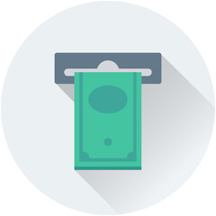 Cash Withdrawal Vector Icon