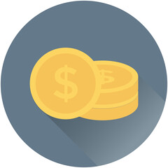 Coins Vector Icon