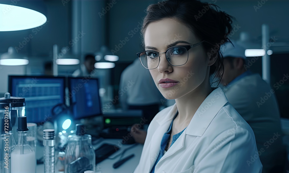 Poster digital alchemy: the brilliant chemist experimenting with data