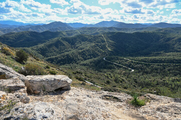 mountains above Morphou Bay in North Cyprus in winter 24