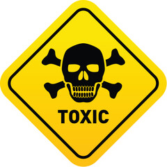Toxic sign. Vector illustration