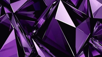 abstract violet background with many tightly packed silver geometric shapes creating a metallic and reflective crystal pattern