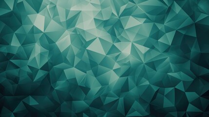 Obraz premium Abstract Green Geometric Background Pattern
