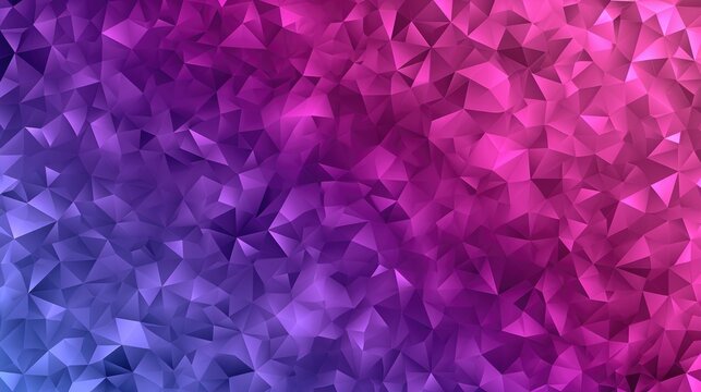 abstract geometric background of blue, crimson, purple crystals