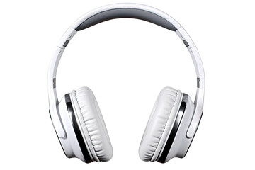 Headphones isolate on transparent. Wireless headphones in black, high quality,PNG, for advertising or product catalog. 