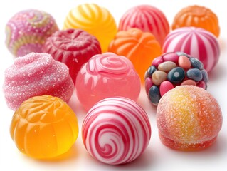 Fototapeta na wymiar colorful jelly candies close up