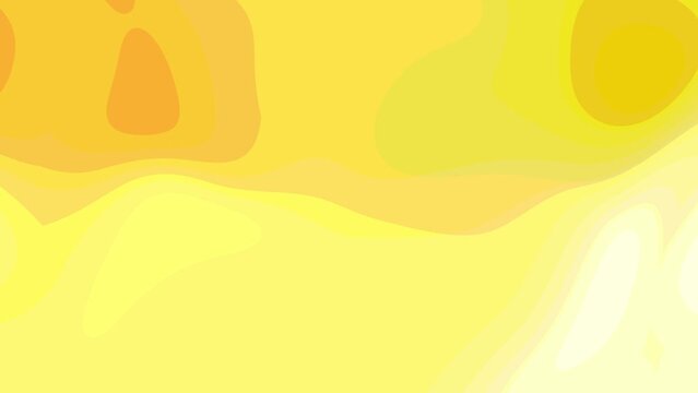 4K Abstract background. Yellow wave animation. Posterize texture, seamless loop