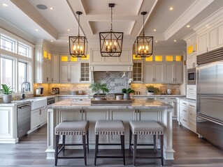 modern home kitchen interior