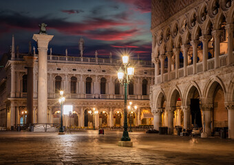 Fototapeta premium San Marco at night