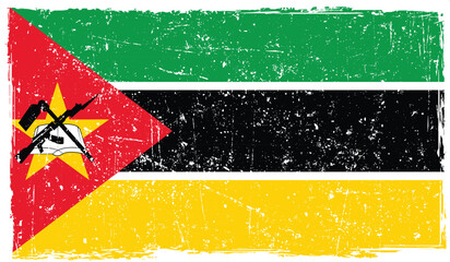 Mozambique. country flag