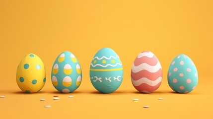 Fototapeta premium colorful easter eggs.