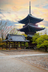Shinnyodo or Shinshogokurakuji temple in Kyoto, Japan - 722099437