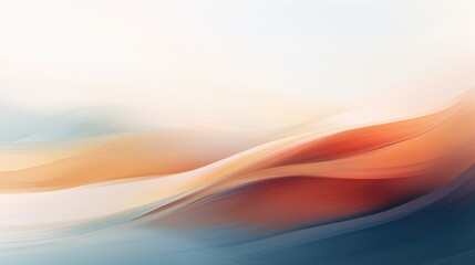 abstract background with smooth wavy lines. Generative AI